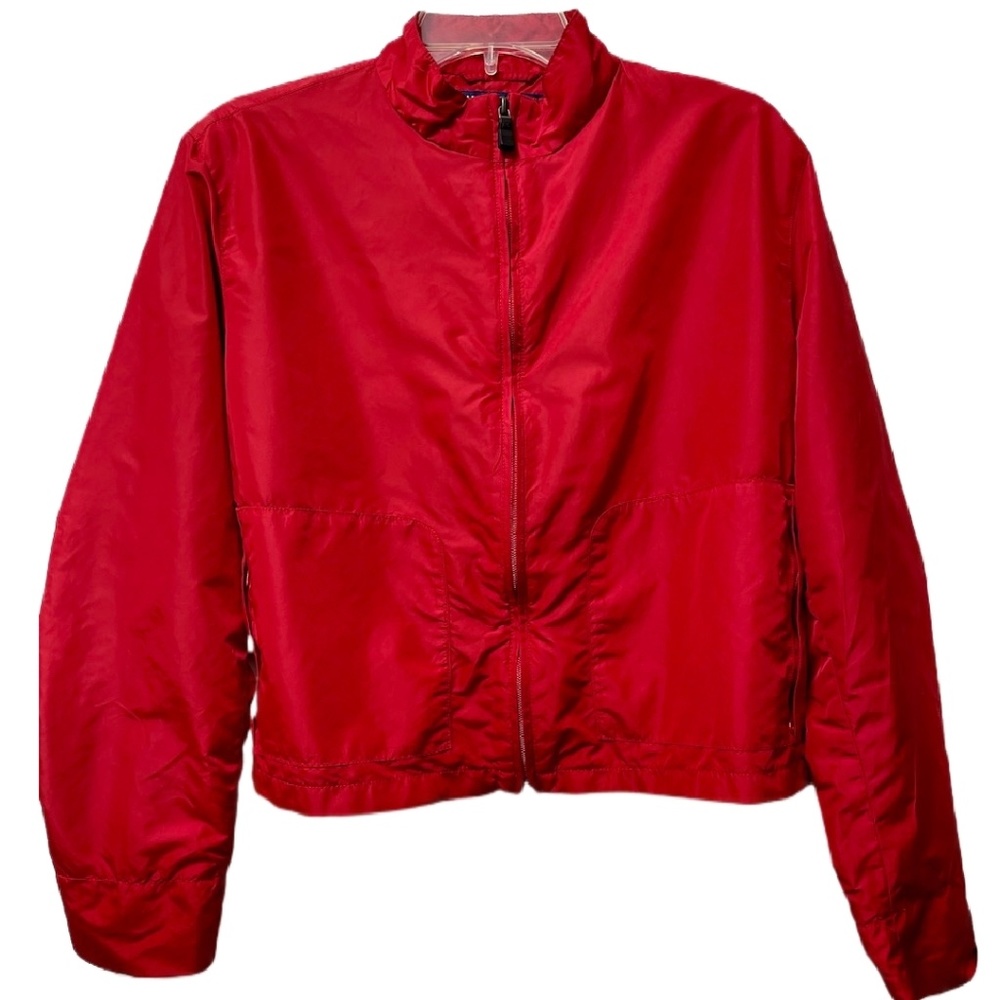 Ralph Lauren Sport Jacket Women's L/XL Red Windbreaker